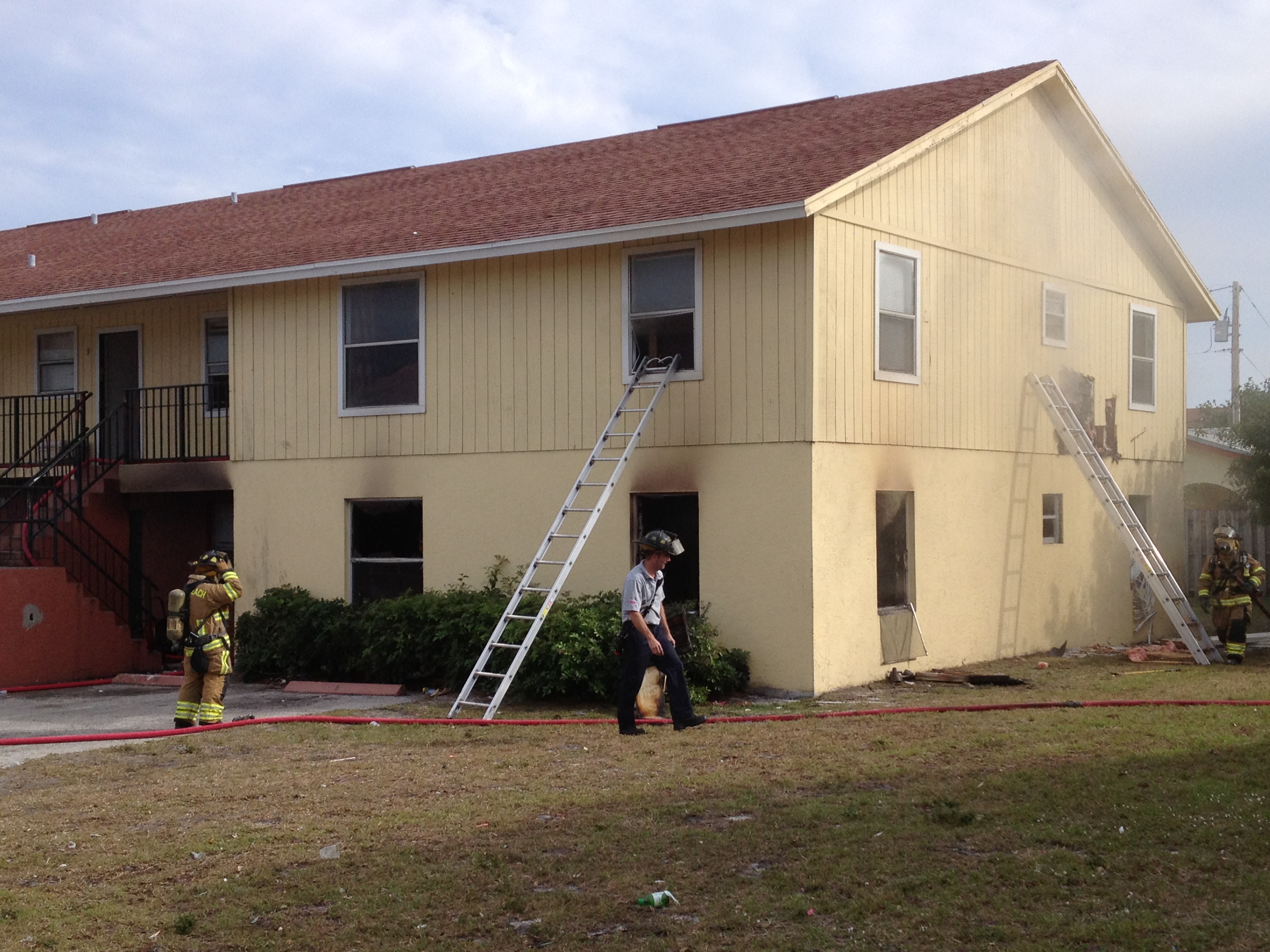 Fire Damaged to Condo Unit Riveria Beach, Florida